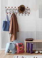 vitra Garderobe HANG IT ALL, Farbe: DUNKELBRAUN/ SCHWARZ (Bild 1)