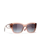 CHANEL Schmetterlingsförmige Sonnenbrille, Farbe: 1651S6 - HELLBRAUN/ GRAU VERLAUF (Bild 1)