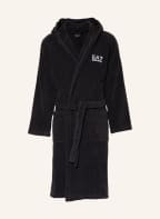 EA7 EMPORIO ARMANI Unisex-Bademantel mit Kapuze , Farbe: SCHWARZ (Bild 1)
