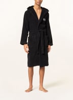 EA7 EMPORIO ARMANI Unisex-Bademantel mit Kapuze , Farbe: SCHWARZ (Bild 1)