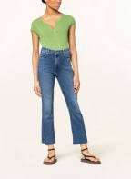 MOS MOSH T-shirt TROY with linen, Color: LIGHT GREEN (Image 1)