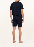 mey Schlafshorts Serie ZZZLEEPWEAR , Farbe: DUNKELBLAU/ GRAU (Bild 1)