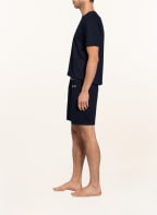 mey Schlafshorts Serie ZZZLEEPWEAR , Farbe: DUNKELBLAU/ GRAU (Bild 1)