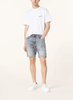 G-Star RAW Jeansshorts 3301 Slim Fit, Farbe: C464 sun faded glacier grey (Bild 1)