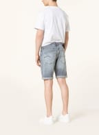 G-Star RAW Jeansshorts 3301 Slim Fit, Farbe: C464 sun faded glacier grey (Bild 1)