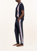 TOMMY HILFIGER Lounge-Hose, Farbe: DUNKELBLAU/ WEISS/ DUNKELROT (Bild 1)