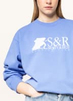 SPORTY & RICH Sweatshirt, Farbe: HELLBLAU/ WEISS (Bild 1)