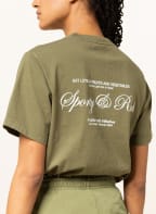 SPORTY & RICH T-Shirt, Farbe: OLIV/ WEISS (Bild 1)