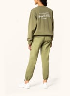 SPORTY & RICH Sweatpants, Farbe: OLIV/ WEISS (Bild 1)
