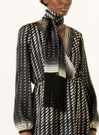 GUCCI Seidenkleid, Farbe: SCHWARZ/ CREME (Bild 1)