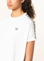 FRED PERRY T-Shirt mit Galonstreifen, Farbe: WEISS (Bild 1)