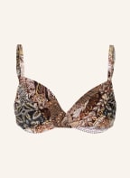 MARYAN MEHLHORN Bügel-Bikini-Top WORLD TRAVELLER , Farbe: BRAUN/ DUNKELBRAUN/ HELLBRAUN (Bild 1)