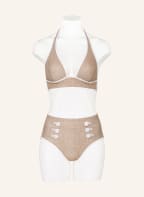 MARYAN MEHLHORN Bikini-Hose CANVAS, Farbe: GOLD/ WEISS (Bild 1)