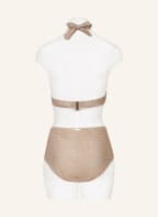 MARYAN MEHLHORN Bikini-Hose CANVAS, Farbe: GOLD/ WEISS (Bild 1)