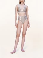 MARYAN MEHLHORN Bikini-Hose CANVAS, Farbe: GOLD/ WEISS (Bild 1)