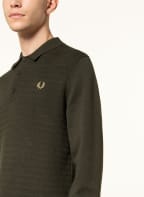 FRED PERRY Strick-Poloshirt Regular Fit, Farbe: DUNKELGRÜN (Bild 1)