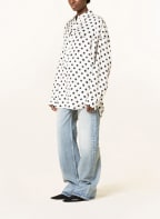 BALENCIAGA Oversized-Hemdbluse, Farbe: WEISS/ SCHWARZ (Bild 1)