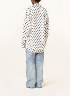 BALENCIAGA Oversized-Hemdbluse, Farbe: WEISS/ SCHWARZ (Bild 1)