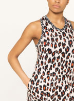 DKNY Nachthemd BRIGHT IDEA, Farbe: SCHWARZ/ ORANGE/ CREME (Bild 1)