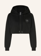 adidas by Stella McCartney Cropped-Sweatjacke, Farbe: SCHWARZ (Bild 1)