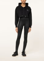 adidas by Stella McCartney Cropped-Sweatjacke, Farbe: SCHWARZ (Bild 1)