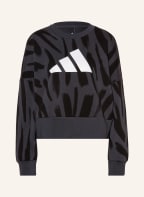 adidas Sweatshirt FUTURE ICONS FEEL FIERCE, Farbe: SCHWARZ/ DUNKELGRAU (Bild 1)