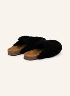 TORY BURCH Pantoletten MAMMOTH aus Echtfell, Farbe: SCHWARZ (Bild 1)