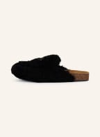 TORY BURCH Pantoletten MAMMOTH aus Echtfell, Farbe: SCHWARZ (Bild 1)