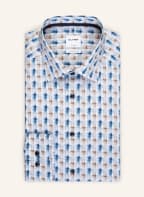 OLYMP Hemd Luxor comfort fit, Farbe: WEISS/ BRAUN/ BLAU (Bild 1)