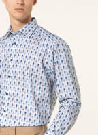 OLYMP Hemd Luxor comfort fit, Farbe: WEISS/ BRAUN/ BLAU (Bild 1)