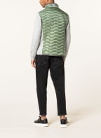 MILESTONE Steppjacke CAPRI im Materialmix, Farbe: GRÜN/ GRAU (Bild 1)