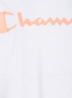 Champion Set: T-Shirt und Shorts, Farbe: WEISS/ HELLORANGE (Bild 1)