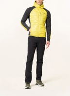 Peak Performance Hybrid-Daunenjacke HELIUM, Farbe: DUNKELGRAU/ NEONGELB (Bild 1)