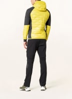 Peak Performance Hybrid-Daunenjacke HELIUM, Farbe: DUNKELGRAU/ NEONGELB (Bild 1)