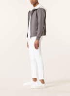 People of Shibuya Sweatjacke SAGAMI im Materialmix, Farbe: TAUPE/ CREME (Bild 1)