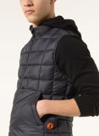 SAVE THE DUCK Quilted vest GIGA, Color: BLACK (Image 1)
