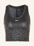 Nike Cropped-Top DRI-FIT ONE, Farbe: SCHWARZ/ DUNKELGRAU (Bild 1)