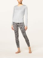 icebreaker Outdoor-Tights FASTRAY mit Merinowolle, Farbe: SCHWARZ/ GRAU (Bild 1)