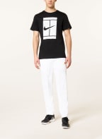 Nike T-Shirt COURT , Farbe: SCHWARZ/ WEISS (Bild 1)