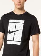 Nike T-Shirt COURT , Farbe: SCHWARZ/ WEISS (Bild 1)