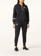 UNDER ARMOUR Sweatpants RIVAL, Color: BLACK (Image 1)