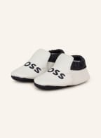 BOSS Krabbelschuhe, Farbe: WEISS/ DUNKELBLAU (Bild 1)