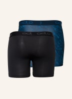 odlo 2er-Pack Funktionswäsche-Boxershorts ACTIVE EVERDAY ECO, Farbe: SCHWARZ/ BLAU/ DUNKELBLAU (Bild 1)
