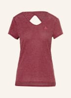 odlo T-Shirt HALDEN LINENCOOL, Farbe: DUNKELROT/ CREME (Bild 1)