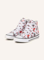 CONVERSE Hightop-Sneaker CHUCK TAYLOR ALL STAR, Farbe: WEISS/ SCHWARZ/ ROT (Bild 1)