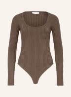 ANINE BING Strick-Body FELICITY, Farbe: KHAKI (Bild 1)