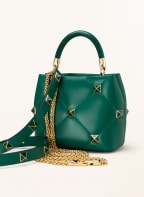 VALENTINO GARAVANI Handtasche ROMAN STUD SMALL, Farbe: GRÜN (Bild 1)