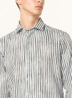 OLYMP SIGNATURE Leinenhemd tailored fit , Farbe: OLIV/ WEISS (Bild 1)