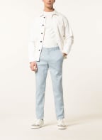 ALBERTO Chinosy KEN tapered fit z dodatkiem lnu , Kolor: SZARONIEBIESKI (Obrazek 1)
