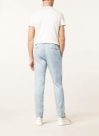 ALBERTO Chinosy KEN tapered fit z dodatkiem lnu , Kolor: SZARONIEBIESKI (Obrazek 1)